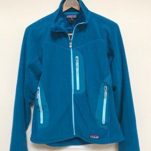 Turquoise blue Patagonia jacket